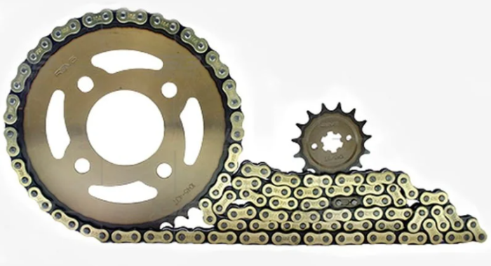 KIT DE ARRASTRE TERMICO 428HX132 PULSAR 135 DISCOVER 125 ST 150 ST REVO - Imagen 1