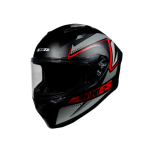 CASCO INT AXXES RAGE N BRILLO ROJ XL