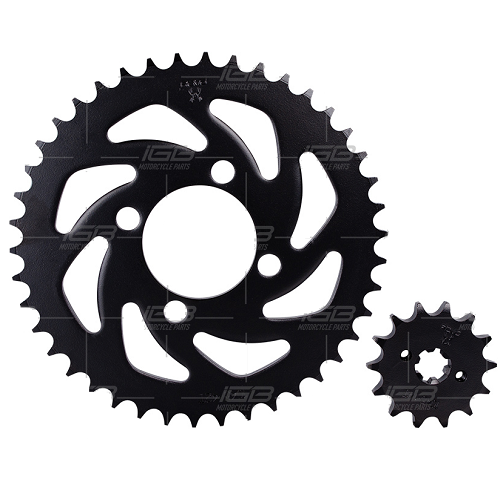 07008 KIT SPROCKET SPIDER 14X42 428 BOXER 100 CT PLATINO 100 REVO - Imagen 1
