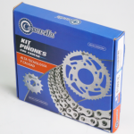 KIT DE ARRASTRE FUERZA  PULSAR 200 NS 6 HUECOS CADENA DORADA 520H-120 CASSARELLA