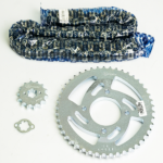 KIT DE ARRASTRE APACHE 180 4 HUECOS PT46C PD14C 428H 132 C  NIQUELADA CASSARELLA - Imagen 2