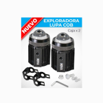 EXPLORADORA LED LUPA COB DC SW / AMARILLO 12-80V 20W PARES