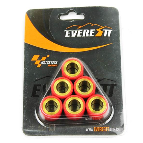 07579 DADOS RODILLOS COMPLETOS MOTOS AGILITY 125 EVEREST - Imagen 1