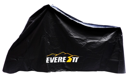 CARPA PARA MOTO NEGRA TELA GRUESA