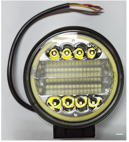 EXPLORADORA RENDONDA 38 LED 3800 LUMINES 10-80V 38W