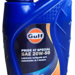 ACEITE GULF PRIDE 4T SAE 20 W 50 PINTA