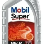 ACEITE MOBIL SUPER 4T 15 W 50 SEMISINTETICO ROJO