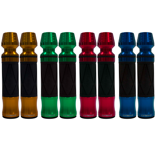 08232 MANGOS ALUM/CAUCHO MOTO COLORES SIN CARRETEL CON PESAS EVERESTT - Imagen 1