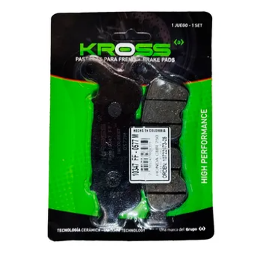 08299 PASTILLA 10347 TRASERA CB 160 CB 190 KROSS - Imagen 1