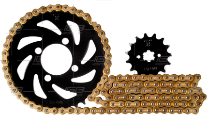KIT ARRASTRE 15X42 420H-122 DISCOVER 100 100 M 110 PLATINO 125 110 XCD 125 REVO