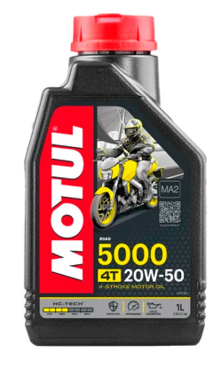 ACEITE MOTUL 5000 20 W 50 SEMI SINTETICO