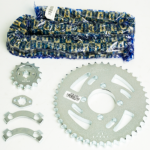 KIT  DE ARRASTRE BOXER CT 102 PIÑON ESPECIAL 4 HUECOS PT 42 14 CAD 428 122 DORAD - Imagen 2
