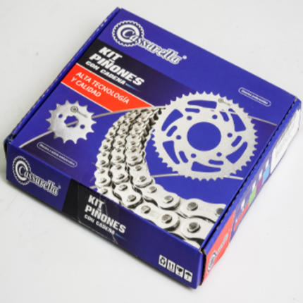 KIT DE ARRASTRE PULSAR NS 150 4 HUECOS (PT45C PD15C 428 H 138 C NIQUELADA CASSA