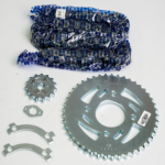 KIT DE ARRASTRE PULSAR NS 150 4 HUECOS (PT45C PD15C 428 H 138 C NIQUELADA CASSA - Imagen 2