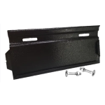 PORTA PLACA NEGRO CON TUERCAS