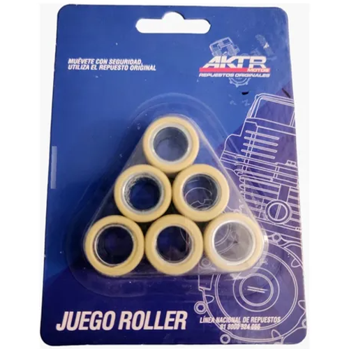 09059 JUEGO ROLLER DADOS AKT DYNAMIC 125 J4 RP ORIGINAL - Imagen 1