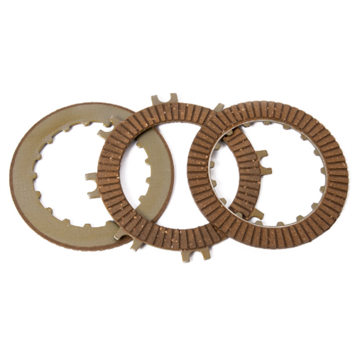09253 JUEGO DISCOS CLUTCH AK 110 (2,004) ACTIV110 WAVE/C100-BIZ (JUEGO X 4) PRECIO X J - Imagen 1