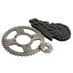 KIT ARRASTRE YBR 125 14T/ 43T-428HX120L CON JUEGO TORNILLOS SPROCKET