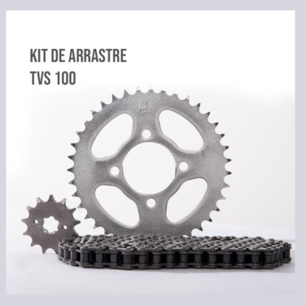 KIT DE ARRASTRE TVS 100 39T/13T + 428H-114L