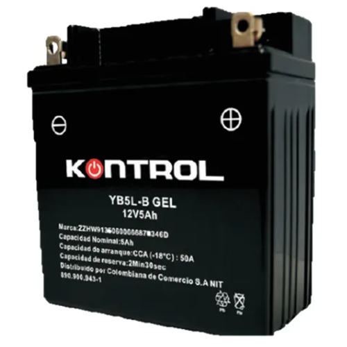 09732 BATERIA KONTROL GEL YB5LB - Imagen 1