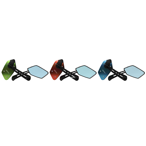 09760 ESPEJOS MOTO TIPO MOTORACER COLORES EVERESTT - Imagen 1