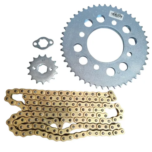 10121 KIT ARRASTRE CB 160 15 X 47 (428 X 132 DORADA) REVO - Imagen 1
