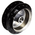 CAMPANA MANZANA TRASERA MOTO AKT 125 LS NEGRA C/BALINERA GX MOTOR