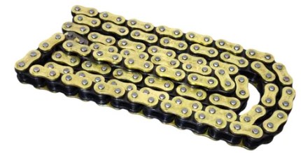 CADENA DORADA NEGRA ORING. 428 HO 132 REVO_UND