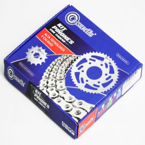 10547 KIT DE ARRASTRE PULSAR 180 UG 6 HUECOS CADENA DORADA 428 132 CASSARELLA - Imagen 1