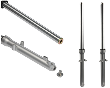 TUBO DE BARRAS DE TELESCOPIO DELANTERAS CON BOTELLAS BOXER CT 100 GX MOTOR