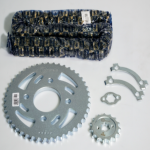 KIT ARRASTRE PULSAR NS 160 4 HUECOS (PT45CPD15C-428-H-138-C) DORADA CASSARA - Imagen 2