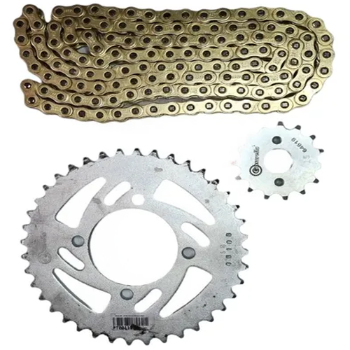 11335 KIT DE ARRASTRE KIT  AKT TT 125 150 FUERZA 4 HUECOS (PT49C-PD16C-428-H-132-C) DO - Imagen 1