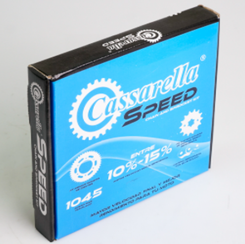 11339 KIT DE ARRASTRE APACHE 180 SPEED 4 HUECOS (PT44CPD15C-428-H-132-C) DORADA SPEED - Imagen 1