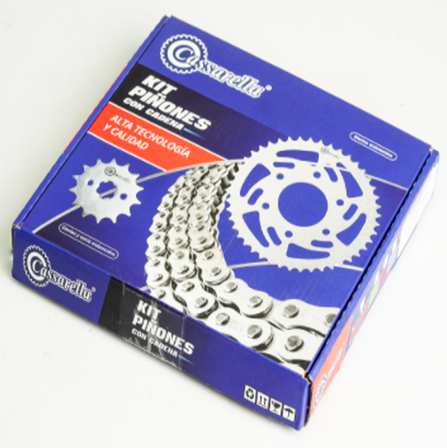 11343 KIT DE ARRASTRE CB R 160 190 4 HUECOS (PT45C-PD14C428-H 132C) DORADA CASSARELLA - Imagen 1