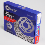 KIT DE ARRASTRE FZ 250 ORRINADA 6 HUECOS (PT46C-PD15C-428-H-136-C) DORADA O'RING