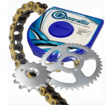 KIT DE ARRASTRE XTZ 125 4 HUECOS (PT47C-PD15C428--124-C) DORADA CASSARELLA