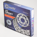 KIT DE ARRASTRE XTZ 150 6 HUECOS (PT45C-PD14C428--132-C) DORADA CASSARELLA