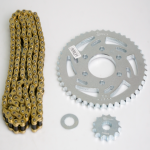 KIT DE ARRASTRE BENELLI 180 S 6 HUECOS (PT46C PD13C 428-H-132C)DORADA CASSARELLA - Imagen 2