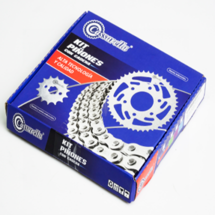 KIT  DE ARRASTRE WAVE II 100 4 HUECOS (PT38CPD14C 428-104) DORADA CASSARELLA