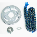 KIT ARRASTRE MRX 150 MOD. 2021 CONCAVO 4 HU 428 (PT50C-PD15C-428-132 DORADA - Imagen 2