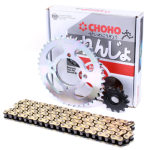 KIT DE ARRASTRE CHOHO HONDA CB 110 42T / 14T + 428H-124L DORADA