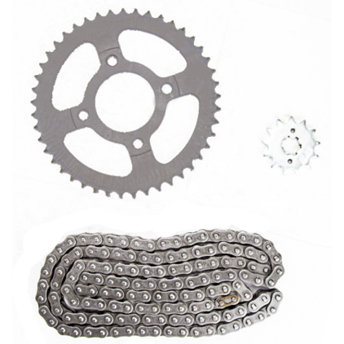 11931 KIT DE ARRASTRE TVS APACHE 160 4V CONCAVO (2019) 45T/13T + 428HS-136L - Imagen 1