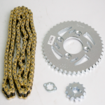 KIT DE ARRASTRE APACHE 160 PLANO 4 VALVULAS 10 MM 4 HUECOS PT45C-PD13C-428-H-138 - Imagen 2