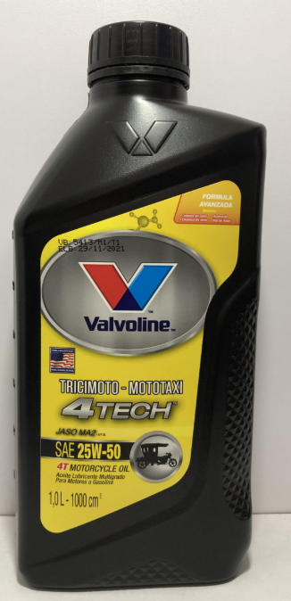ACEITE VALVOLINE 25 W 50 MOTOCARGUERO
