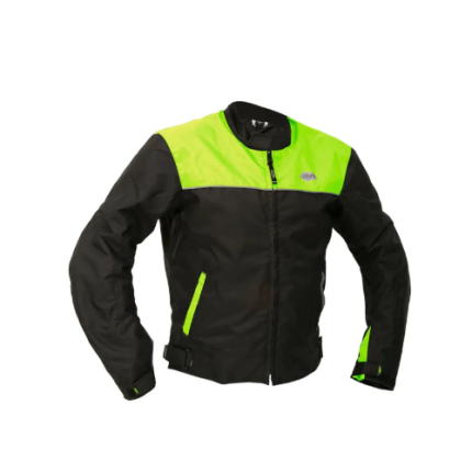 CHAQUETA AP SHARP NEGRA-VRD NEON-L