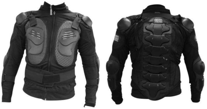 ARMADURA CON PROTECTOR DE HOMBROS, CODOS - Imagen 1