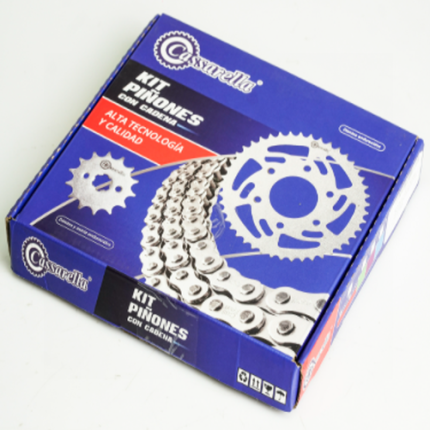 KIT DE ARRASTRE  BOXER PLATINO 100 4 HUECOS P42- 14 428- 122 DORADA CASSARELLA