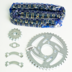 KIT DE ARRASTRE  BOXER PLATINO 100 4 HUECOS P42- 14 428- 122 DORADA CASSARELLA - Imagen 2