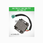 REGULADOR RECTIICADOR 4 CABLES AK 110 S/AK 125 TT/AK 150 TT