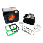 KIT CILINDRO COMPLETO HOT PARTS AKT NKD125 MODIFICADO A 160 PASADOR 13 MM
